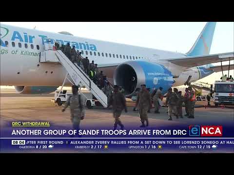Another group of SANDF soldiers arrive from DRC