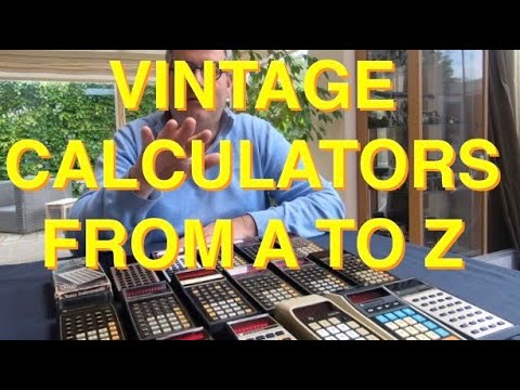 Early LED calculators overview, vintage calculators from the seventies - Erix Collectables #75