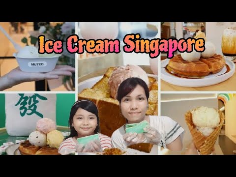 MONITA BIKIN ICE CREAM SINGAPORE SENDIRI | MINI VLOG
