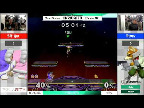 Unrivaled 4 Melee - SR-Cue (ICs) vs Puppy (Fox) - Winners R2