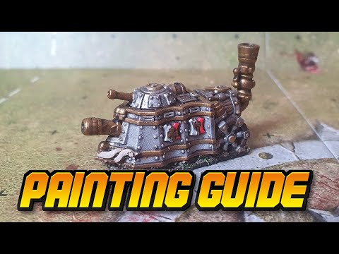 10mm Warmaster Steam Tank Painting Guide
