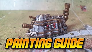 10mm Warmaster Steam Tank Painting Guide