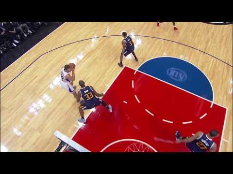 Blake Griffin Spins & Hits  Jazz vs Clippers  October 30, 2016  2016 17 NBA Season