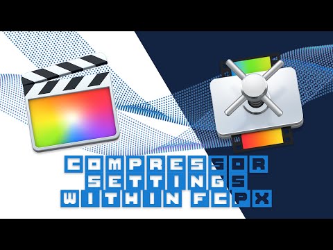 How to RE-SIZE Video FILE for EXPORT - FINAL CUT PRO X (COMPRESSOR PLUGIN)