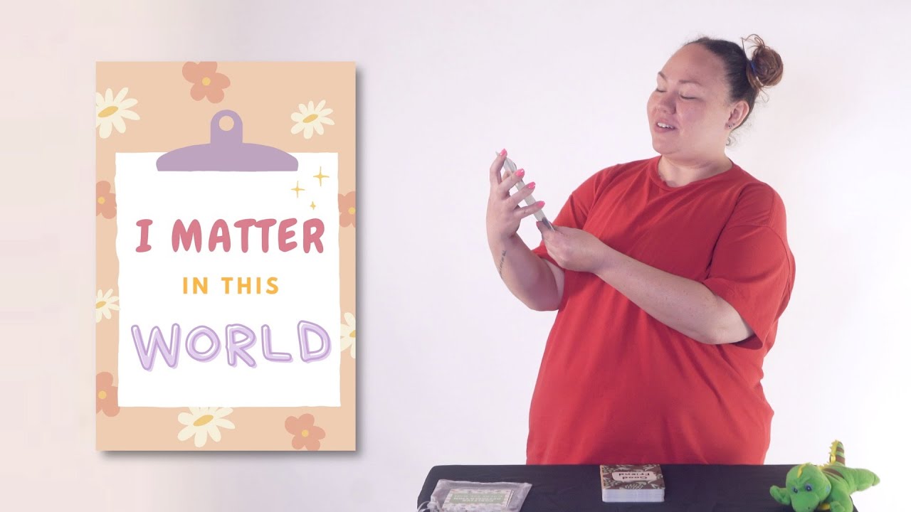 I Matter in This World - Lil' Iguana's Positive Affirmation Cards