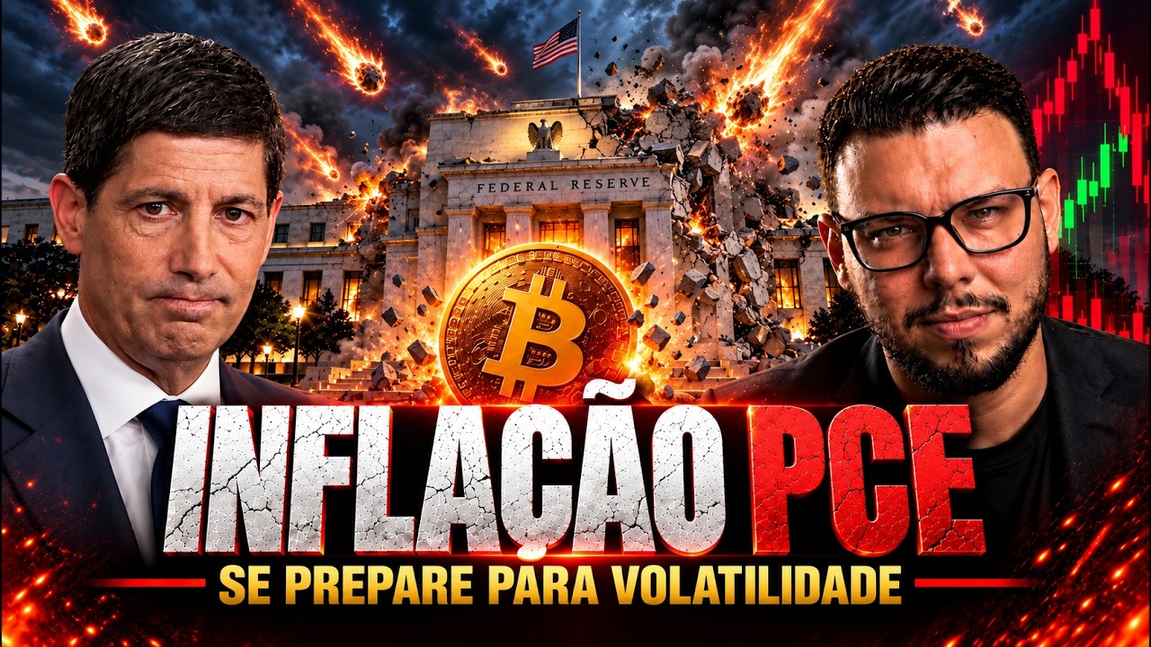 🚨 URGENTE: INFLAÇÃO PCE DOS EUA E IMPACTOS NO BITCOIN E MERCADOS!