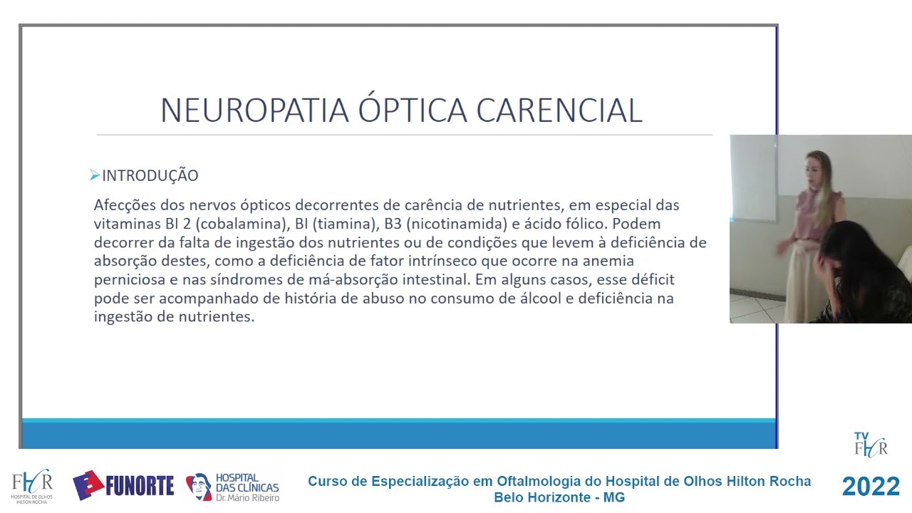 Neuropatia Óptica Medicamentosa, Tóxica e Carencial   Dra Isabelle Ladeia e Dra Stephanie Pimenta 02