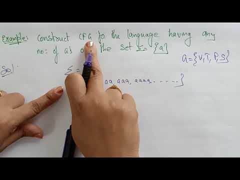 Context Free Grammar in automata | CFG | Example-1 | TOC | Lec-49 | Bhanu Priya
