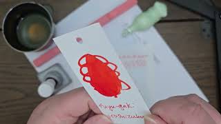 Fuyu Gaki Ink Review Pilot Iroshizuku Fountain Pen Ink
