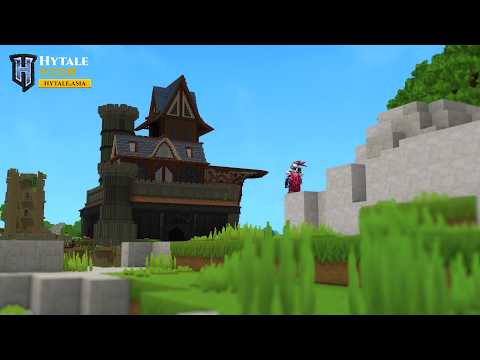 I Spent 72 hours to build this huge castle in hytale – Building Timelapse