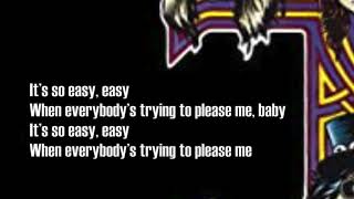 Guns N&#39; Roses - It&#39;s so Easy Lyrics (Full Lyric Video!)
