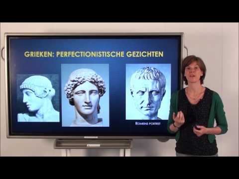 Art History - Greeks and Romans - Sculpture - Huygens Lyceum - Drawing