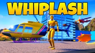Whiplash Crash Valley! - Deer Riding and High Flying! - Let's Play Whiplash Gameplay