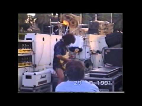 Ritchie Blackmore checking out some new effects- -September 29th 1991-Sea of Galilee