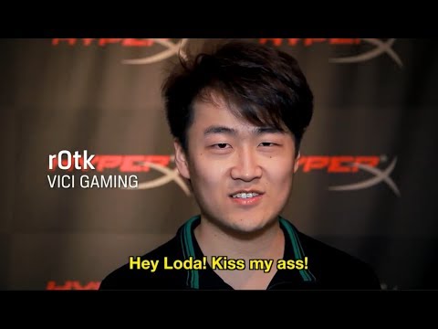 rOtK tells Loda to kiss his ass [D2L] | DOTA 2 Interview