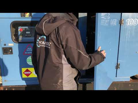 SDMO R110 John Deere Leroy Somer 110 kVA Supersilent generatorset stocknr 3075 1