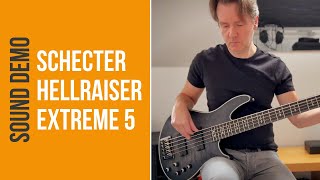 Video thumbnail for Schecter Hellraiser Extreme 5 - Sound Demo (no talking) by Bass Bonedo