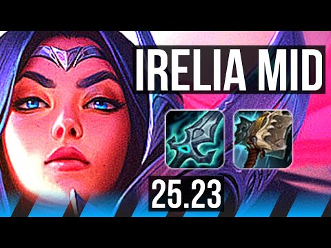 IRELIA vs YASUO (MID) | 9 solo kills, 11/1/3, Legendary, 500+ games | KR Master | 25.23