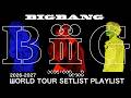 BIGBANG 2026-2027 WORLD TOUR | XX : COSMOS Setlist Playlist 👑