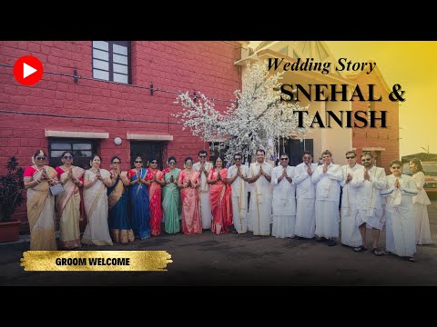 Baraat Welcome Dance | Lungi Dance Performance | Tanish & Snehal Wedding Highlights