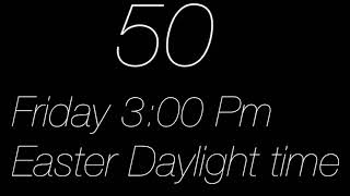 50th GD Video Announcement (postponed to 5 pm EDT)