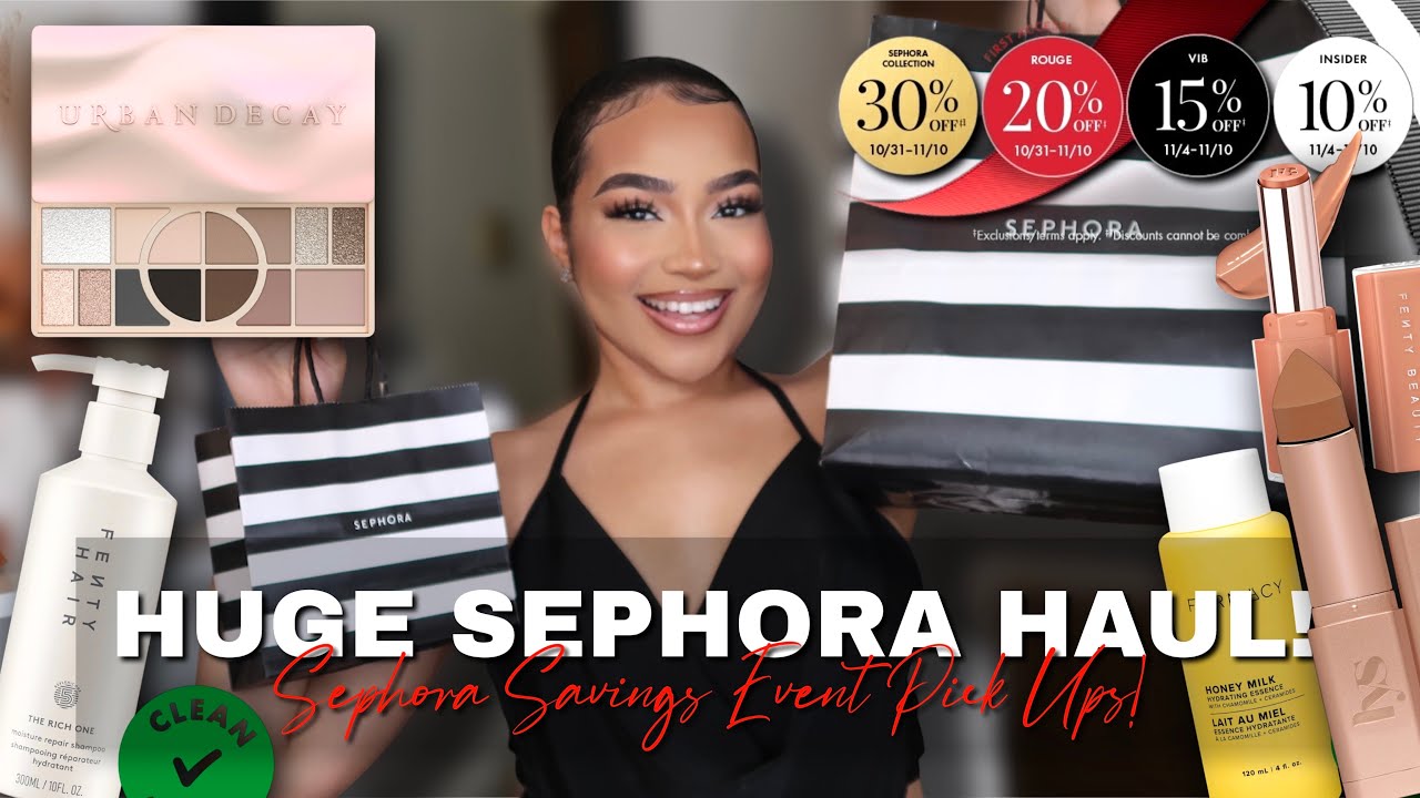 HUGE SEPHORA HAUL 2025 🤍 Sephora Savings Event Picks, Must Haves, & New Beauty!