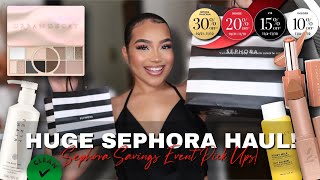 HUGE SEPHORA HAUL 2025💄Sephora Savings Event Picks, Must Haves, & New Beauty!