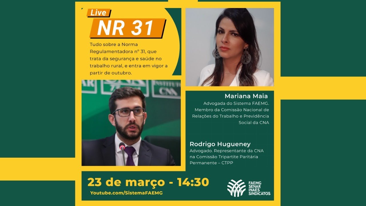 NR 31 - Segurança e saúde no trabalho rural