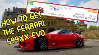 Forza Horizon 4: How to get the FERRARI 599XX EVO! SUPER CHEAP! FH4 FASTEST CAR HD