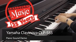 Video thumbnail for Electric Piano Demo - Yamaha Clavinova CLP-585 by Coleman's Music