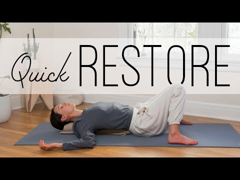 Quick Restorative Yin | Gentle Yoga Practice