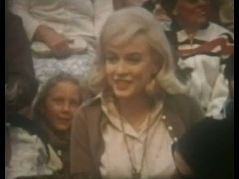 Marilyn Monroe  On The Set Of "The Misfits" 1960 - Rare colour Home Movie