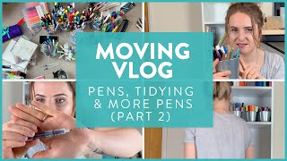 Organising my pens | Part 2 | Moving Vlog