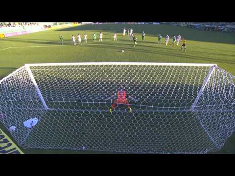 O gol de Bruno Rangel para a Chapecoense contra o Flamengo pela 25ª rodada do Brasileirão 2015