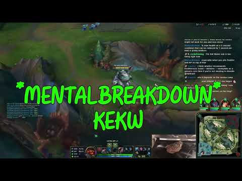 Playing LEAGUE IS SO PAINFUL - No Arm Whatley (Tahm Kench)