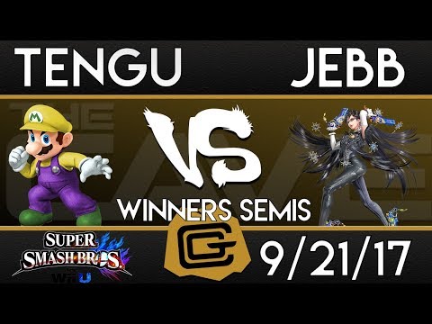 TCG Sm4sh - Tengu (Mario) vs Jebb (Bayonetta) - Winners Semis - Smash 4 - 9/21/17