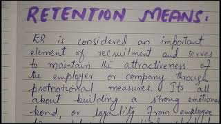 #employee#retention#meanings#definition#benefits#HRM#shorts