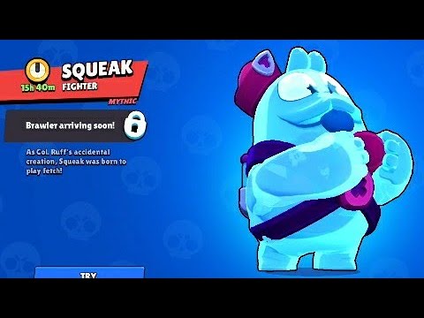 New Brawler "Squeak" In Brawl stars Review!!