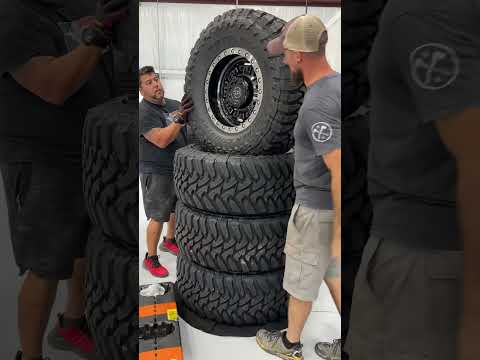 We got another new set! #humvee #hmmwv #offroad #blackrhinowheels #wheels #toyotires