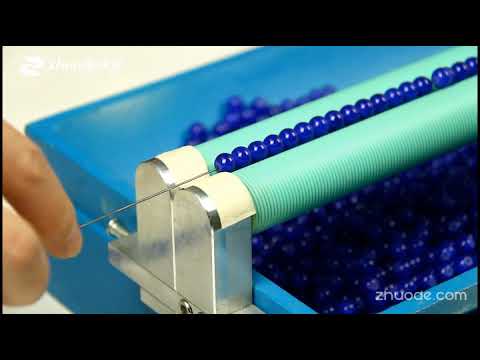 round beads threading machine