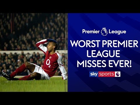 The WORST Premier League misses EVER! | Thierry Henry, Sergio Aguero, Cristiano Ronaldo & more!