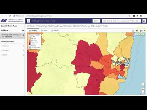 Crime Mapping Tool Selecting And Refining Offence Types