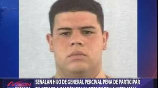 Vinculan hijo de general Pércival Matos al atraco a camión de valores en Bella Vista
