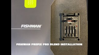 Video thumbnail for Fishman prefix pro blend installation by Mandole Algérien LAYACHI Tariq