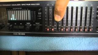 Video thumbnail for BSR EQ-3000 Stereo Equalizer / Spectrum Analyzer _______41017507 by Jaime Estevez