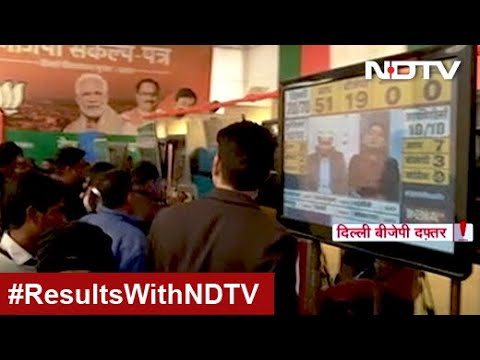 デリー選挙結果2020：BJPオフィス में メディア कालश्कर、नेता गयाब्र (Delhi Election Results 2020: BJP Office में Media का लश्कर, नेता गायब)