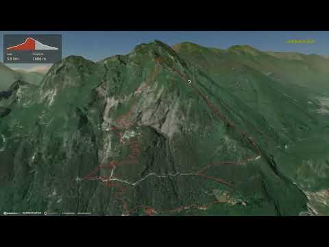 Riva del Garda - Via Ferrata dell'Amicizia - Cima Sat ∆ hiking trails ∆ 3d-trail.com/italy/