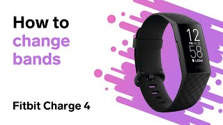 How to Change Fitbit Charge 4 Bands
