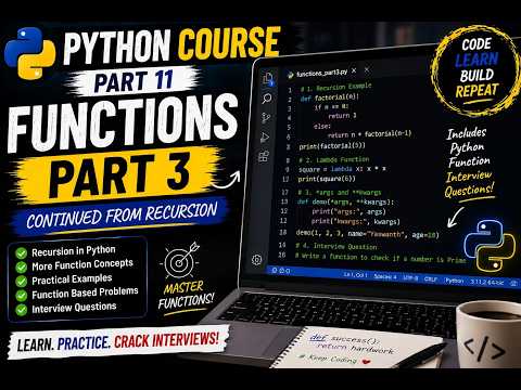 Functions In Python Part 11 Python Series