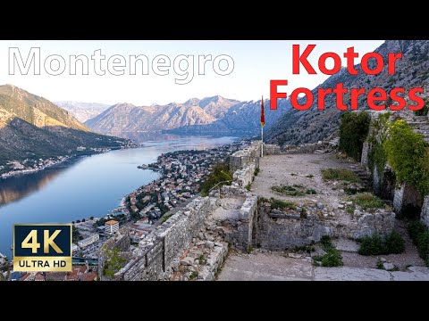 Kotor Montenegro 🇲🇪 4K St. John's Fortress Walking Tour